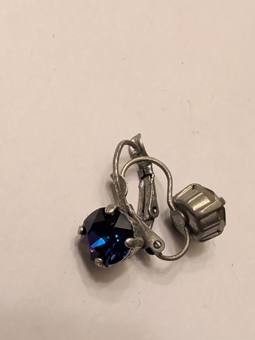 Sabika Deep Blue Crystal Earring Project